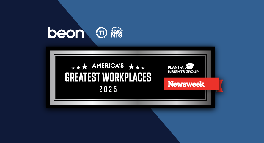 Beon Named to Newsweek’s List of America’s Greatest Workplaces for Second Consecutive Year